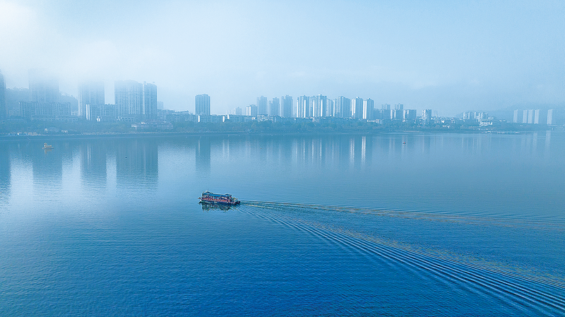 水墨汉丰湖